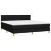 vidaXL &Kappa;&rho;&epsilon;&beta;ά&tau;&iota; Boxspring &mu;&epsilon; &Sigma;&tau;&rho;ώ&mu;&alpha; &Mu;&alpha;ύ&rho;&omicron; 160x200 &epsilon;&kappa;. &Upsilon;&phi;&alpha;&sigma;&mu;ά&tau;&iota;&nu;&omicron;