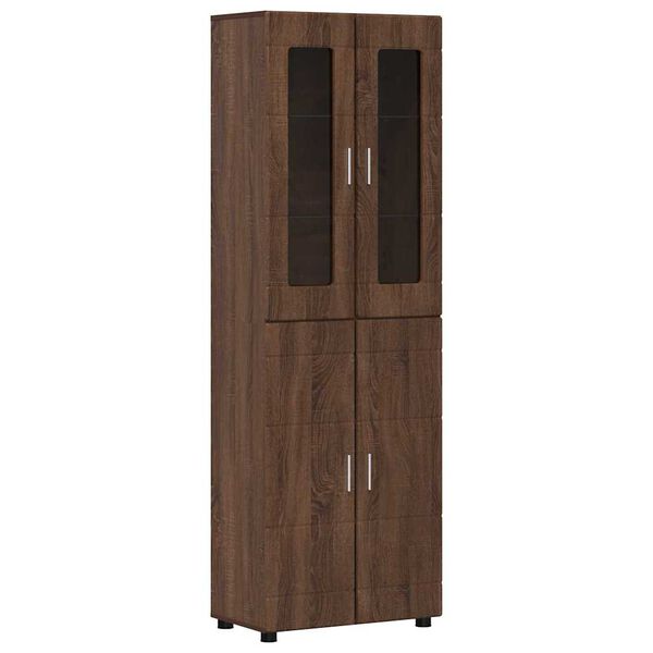 vidaXL Highboard FLORIN &Kappa;&alpha;&phi;έ &delta;&rho;&upsilon;&sigmaf; 60 x 35 x 182 &epsilon;&kappa;. &Epsilon;&pi;&epsilon;&xi;&epsilon;&rho;&gamma;&alpha;&sigma;&mu;έ&nu;&omicron; &xi;ύ&lambda;&omicron;
