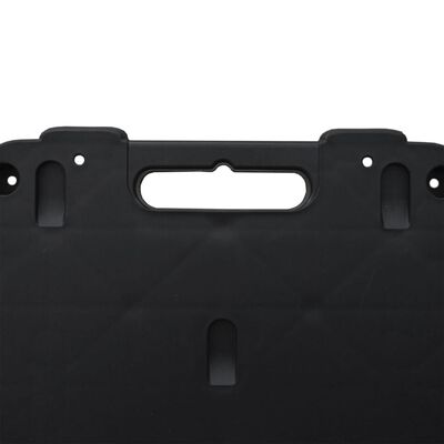 vidaXL Τρόλεϊ Μεταφοράς 5 Τεμ. Μαύρα 58 x 38 x 12 εκ. Πολυπροπυλένιο
