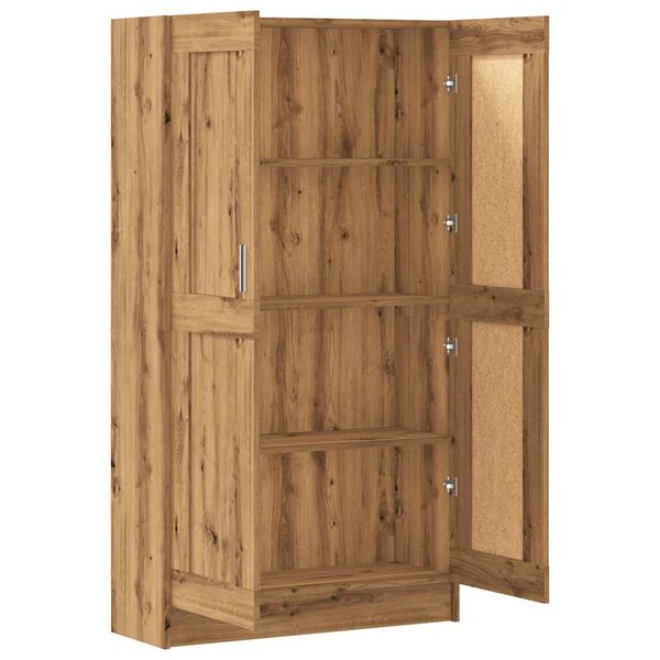 vidaXL Βιβλιοθήκη Artisan Δρυς 82,5x30,5x150 εκ. Επεξεργασμένο Ξύλο