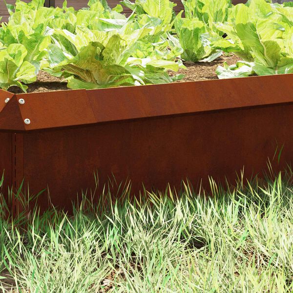 vidaXL &Phi;&rho;ά&kappa;&tau;&eta;&sigmaf; &sigma;&alpha;&lambda;&iota;&gamma;&kappa;&alpha;&rho;&iota;ώ&nu; 4 pcs &Sigma;&kappa; rusty 50 x 3,5 x 25 &epsilon;&kappa;