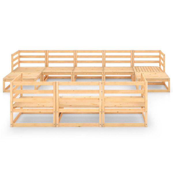 vidaXL &Sigma;&alpha;&lambda;ό&nu;&iota; &Kappa;ή&pi;&omicron;&upsilon; 10 &Tau;&epsilon;&mu;&alpha;&chi;ί&omega;&nu; &alpha;&pi;ό &Mu;&alpha;&sigma;ί&phi; &Xi;ύ&lambda;&omicron; &Pi;&epsilon;ύ&kappa;&omicron;&upsilon;