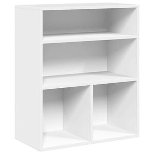 vidaXL &Beta;&iota;&beta;&lambda;&iota;&omicron;&theta;ή&kappa;&eta; &mu;&epsilon; 5 &Rho;ά&phi;&iota;&alpha; &Lambda;&epsilon;&upsilon;&kappa;ή 60x30x71,5 &epsilon;&kappa;. &Epsilon;&pi;&epsilon;&xi;&epsilon;&rho;&gamma;&alpha;&sigma;&mu;έ&nu;&omicron; &Xi;ύ&lambda;&omicron;