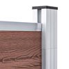 vidaXL Πάνελ Περίφραξης Καφέ 1045 x 186 εκ. από WPC