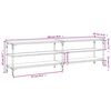 vidaXL Έπιπλο Τηλεόρασης Καπνιστή Δρυς 180x30x50 εκ Επεξ. Ξύλο/Μέταλλο