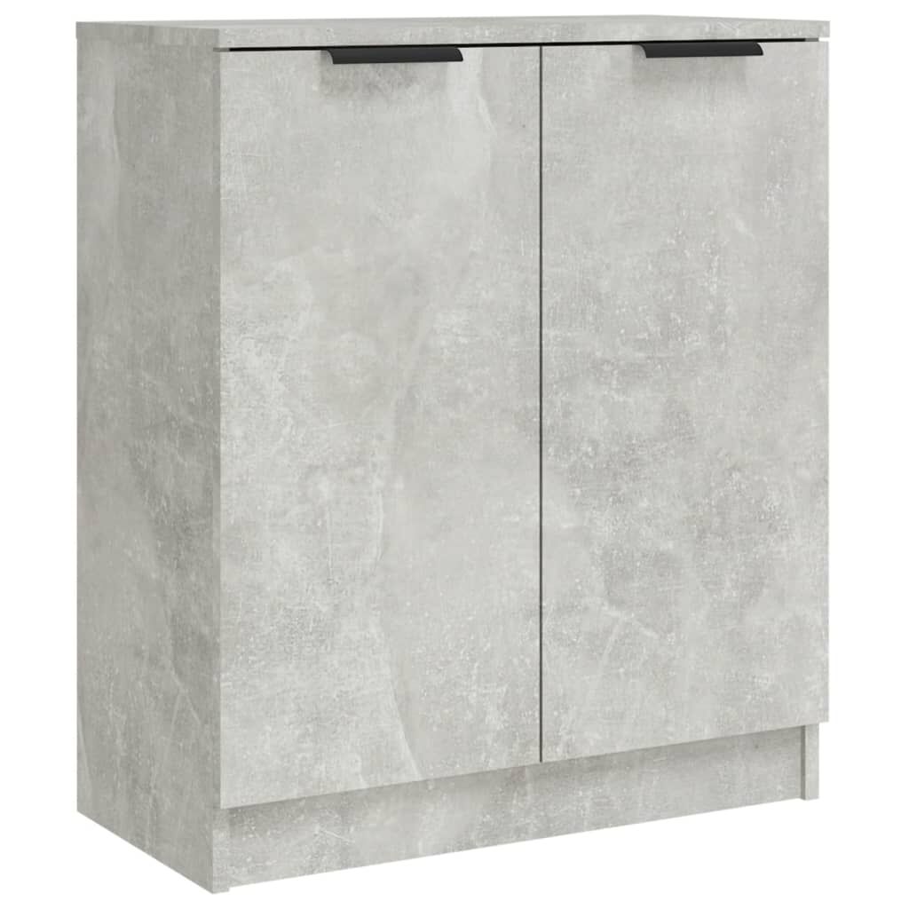 vidaXL Ντουλάπια 2 τεμ. Γκρι Σκυροδέματος 60x30x70 εκ. Επεξεργ. Ξύλο