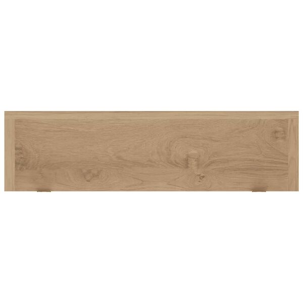 vidaXL Ράφια Τοίχου 2 τεμ. 60 x 15 x 4 εκ. από Μασίφ Ξύλο Teak