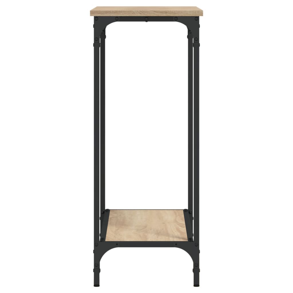 vidaXL Τραπέζι Κονσόλα Sonoma Δρυς 75 x 30,5 x 75 εκ. Επεξεργ. Ξύλο