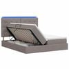 vidaXL LED &Kappa;&rho;&epsilon;&beta;ά&tau;&iota; &alpha;&pi;&omicron;&theta;ή&kappa;&epsilon;&upsilon;&sigma;&eta;&sigmaf; &mu;&epsilon; &sigma;&tau;&rho;ώ&mu;&alpha; Taupe 200 x 200 cm Ύ&phi;&alpha;&sigma;&mu;&alpha;