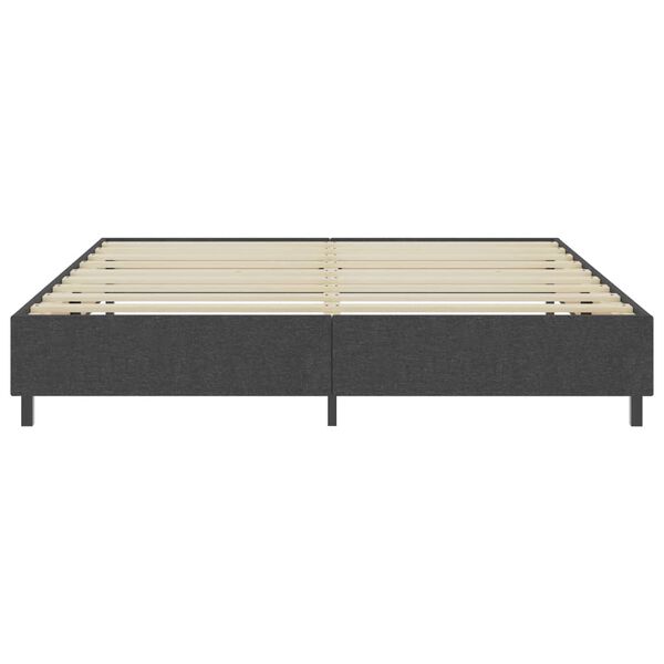vidaXL Πλαίσιο Κρεβατιού Boxspring Γκρι 200 x 200 εκ. Υφασμάτινο