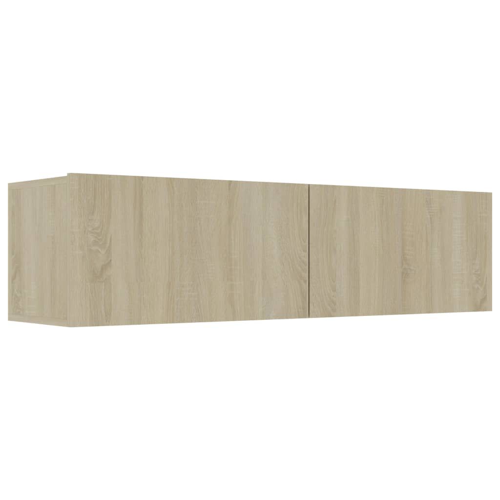 vidaXL Έπιπλο Τηλεόρασης Sonoma Δρυς 120x30x30 εκ. από Επεξ. Ξύλο