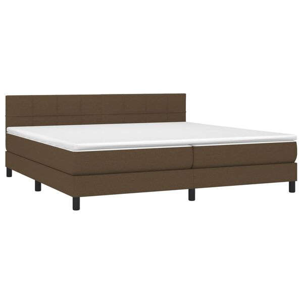 vidaXL &Kappa;&rho;&epsilon;&beta;ά&tau;&iota; Boxspring &mu;&epsilon; &Sigma;&tau;&rho;ώ&mu;&alpha; &Sigma;&kappa;&omicron;ύ&rho;&omicron; &Kappa;&alpha;&phi;έ 200x200 &epsilon;&kappa;. &Upsilon;&phi;&alpha;&sigma;&mu;ά&tau;&iota;&nu;&omicron;