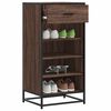 vidaXL Ράφι παπουτσιών καφέ δρυς 48x38x97,5 cm Κατασκευασμένο ξύλο
