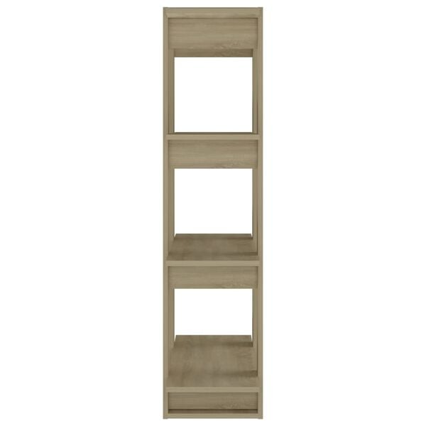 vidaXL Βιβλιοθήκη/Διαχωριστικό Χώρου Sonoma Δρυς 80 x 30 x 123,5 εκ.