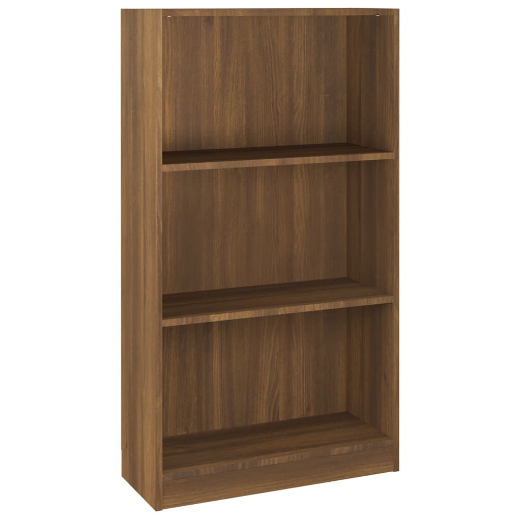 vidaXL Βιβλιοθήκη Καφέ Δρυς 60 x 24 x 109 εκ. από Επεξεργασμένο Ξύλο