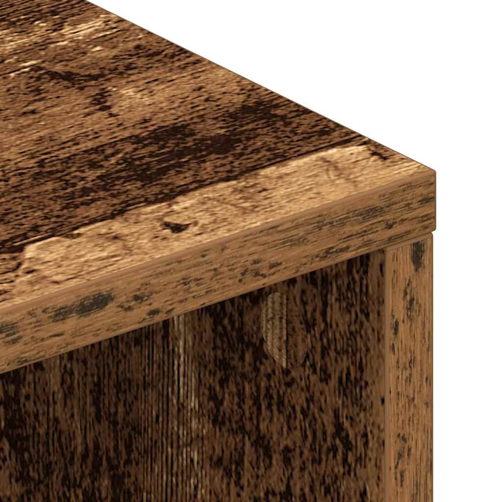 vidaXL Έπιπλο Τηλεόρασης Παλιό Ξύλο 100 x 40 x 40 εκ. από Μοριοσανίδα