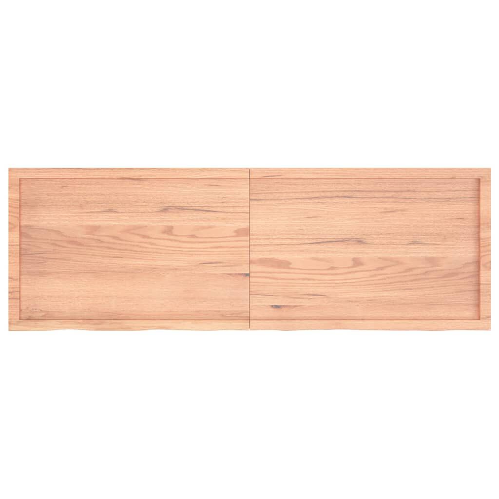vidaXL Πάγκος Μπάνιου Αν. Καφέ 180x60x(2-6) εκ. Επεξεργ. Μασίφ Ξύλο