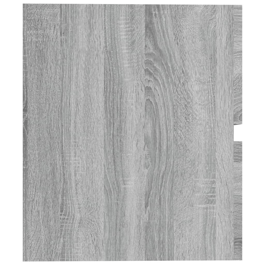 vidaXL Ντουλάπι Νιπτήρα Γκρι Sonoma 60x38,5x45 εκ. Επεξεργασμένο Ξύλο