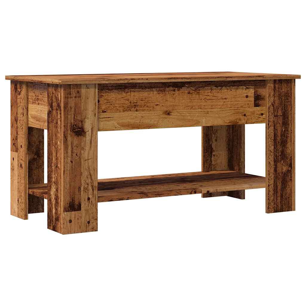 vidaXL Τραπεζάκι σαλονιού Παλιό ξύλο 101x49x52 cm Κατασκευασμένο ξύλο