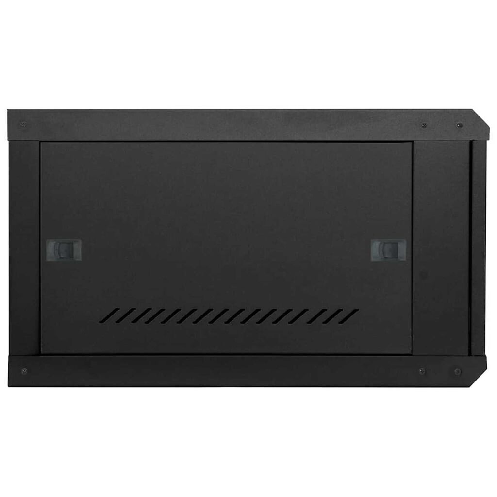 vidaXL Ντουλάπα δικτύου με αποθήκευση Μαύρο 53 x 60 x 30 εκ Ατσάλι