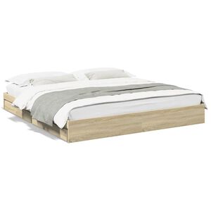 vidaXL &Pi;&lambda;&alpha;ί&sigma;&iota;&omicron; &Kappa;&rho;&epsilon;&beta;&alpha;&tau;&iota;&omicron;ύ &mu;&epsilon; &sigma;&upsilon;&rho;&tau;ά&rho;&iota;&alpha; Sonoma &Delta;&rho;&upsilon;&sigmaf; 200x200&epsilon;&kappa;. &Epsilon;&pi;&epsilon;&xi;. &Xi;ύ&lambda;&omicron;
