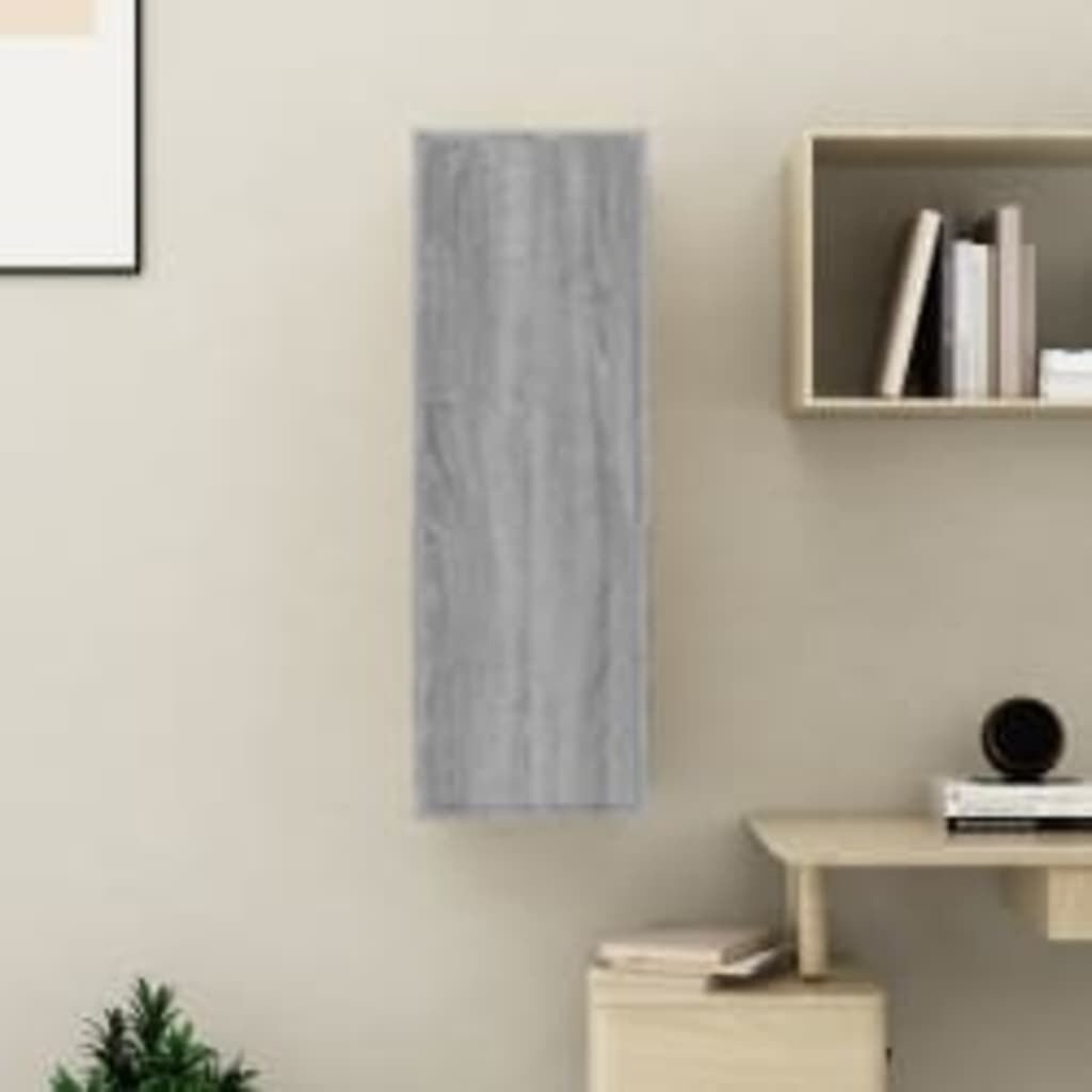 vidaXL Έπιπλο Τηλεόρασης Γκρι Sonoma 30,5x30x90 εκ. από Επεξεργ. Ξύλο