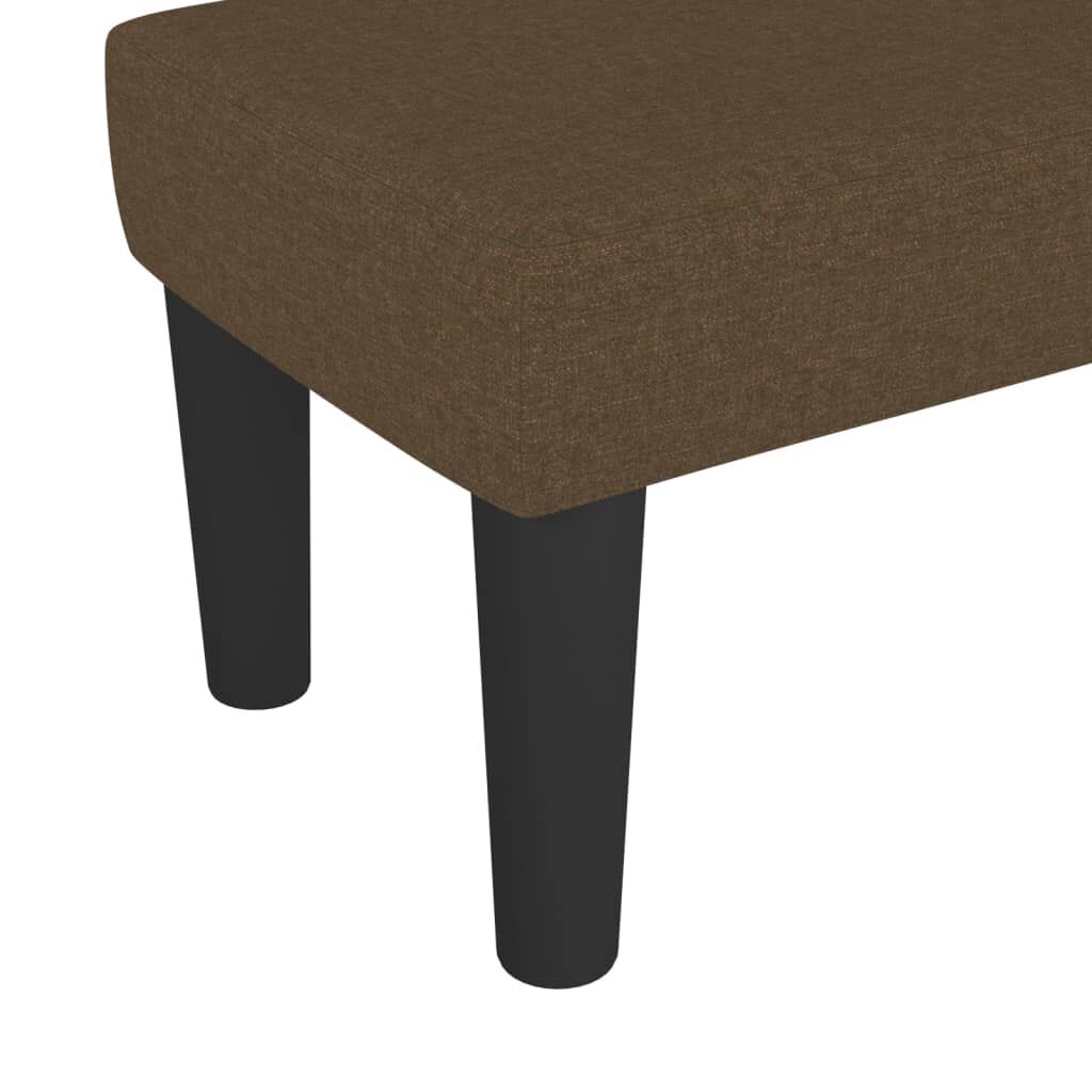 vidaXL Πάγκος Σκούρο Πράσινο 70 x 30 x 30 εκ. Υφασμάτινος