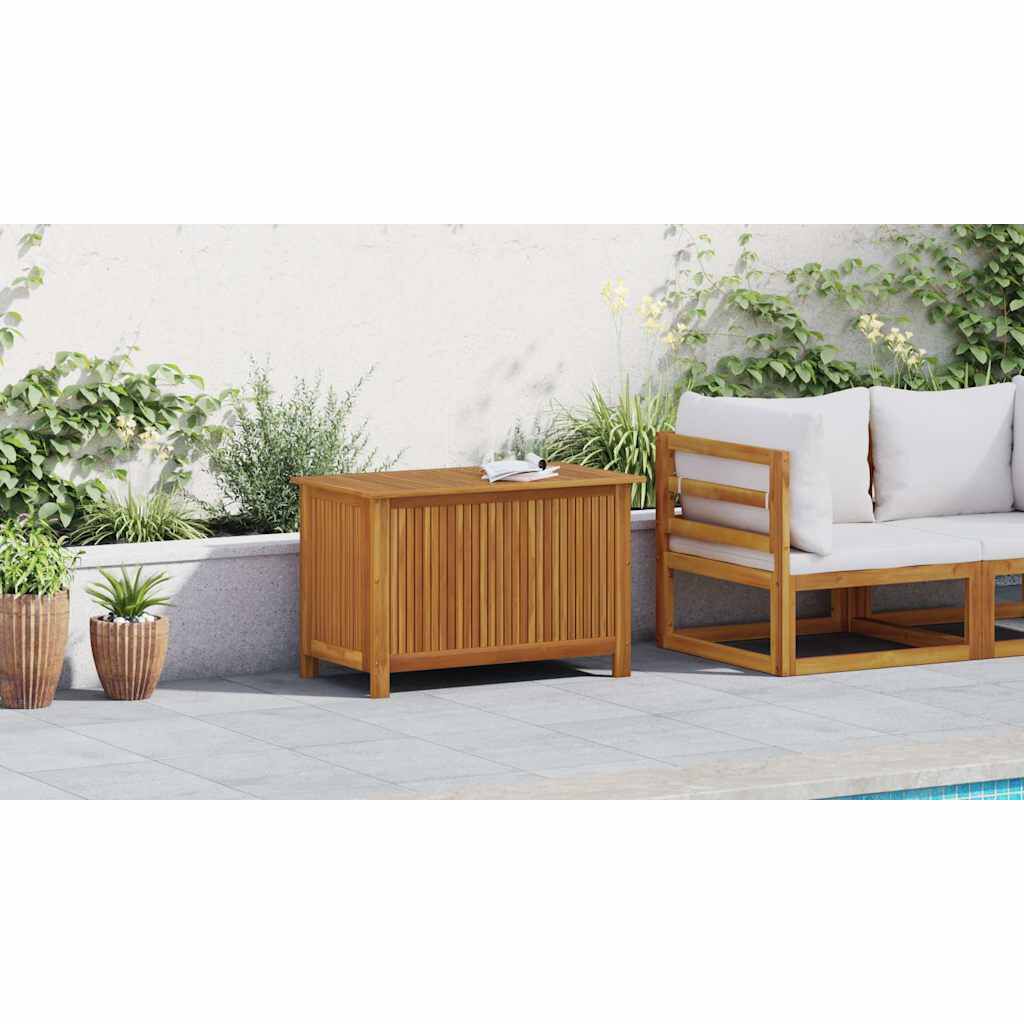 vidaXL Μπαούλο Αποθήκευσης Κήπου 90x50x58 εκ. από Μασίφ Ξύλο Ακακίας