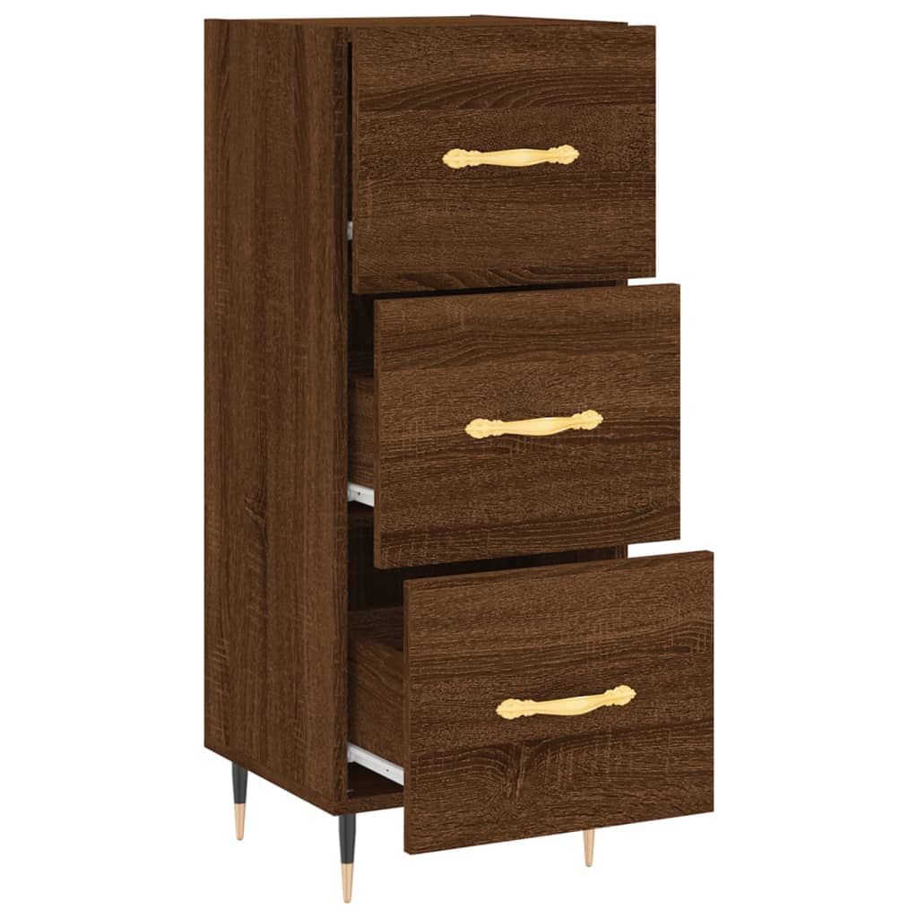 vidaXL Ντουλάπι Καφέ Δρυς 34,5 x 34 x 90 εκ. Επεξεργασμένο Ξύλο