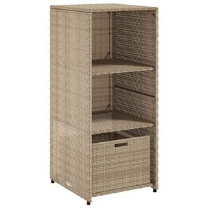vidaXL &Nu;&tau;&omicron;&upsilon;&lambda;ά&pi;&iota; &Alpha;&pi;&omicron;&theta;ή&kappa;&epsilon;&upsilon;&sigma;&eta;&sigmaf; &Kappa;ή&pi;&omicron;&upsilon; Beige 50x55x115 &epsilon;&kappa;. &Sigma;&upsilon;&nu;&theta;&epsilon;&tau;&iota;&kappa;ό &Rho;&alpha;&tau;ά&nu;