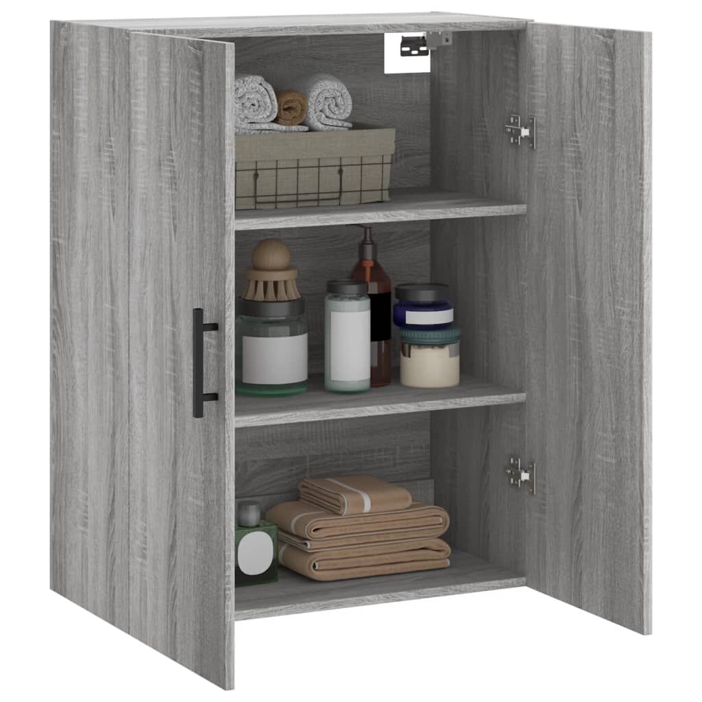 vidaXL Ντουλάπι Τοίχου Γκρι Sonoma 69,5 x 34 x 90 εκ.
