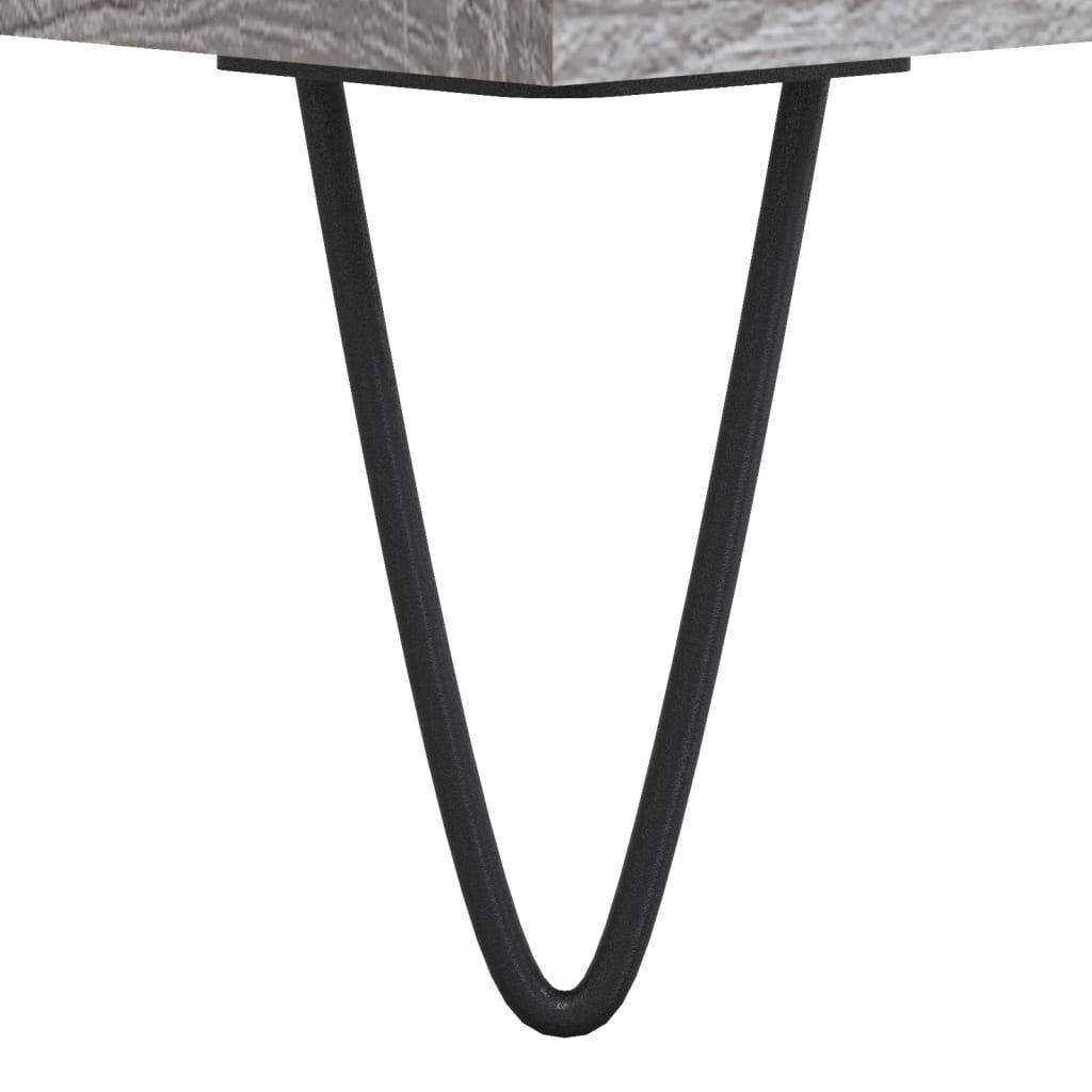 vidaXL Ντουλάπι Μπάνιου Γκρι Sonoma 65x33x60 εκ. Επεξεργασμένο Ξύλο