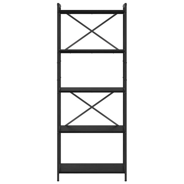 vidaXL &Rho;ά&phi;&iota; &Beta;&iota;&beta;&lambda;ί&omega;&nu; &Mu;&alpha;ύ&rho;&eta; &Omicron;&xi;&upsilon;ά 60 x 30 x 155 &epsilon;&kappa; &Epsilon;&pi;&epsilon;&xi;&epsilon;&rho;&gamma;&alpha;&sigma;&mu;έ&nu;&omicron; &xi;ύ&lambda;&omicron;