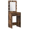 vidaXL Τραπέζι περιποίησης με συρτάρι 3 pcs Καφέ 40 x 41 x 135 εκ.