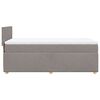 vidaXL &Kappa;&rho;&epsilon;&beta;ά&tau;&iota; Boxspring &mu;&epsilon; &Sigma;&tau;&rho;ώ&mu;&alpha; Taupe 80x200 &epsilon;&kappa;. &Upsilon;&phi;&alpha;&sigma;&mu;ά&tau;&iota;&nu;&omicron;