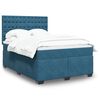 vidaXL &Kappa;&rho;&epsilon;&beta;ά&tau;&iota; Boxspring &mu;&epsilon; &Sigma;&tau;&rho;ώ&mu;&alpha; &Mu;&pi;&lambda;&epsilon; 140x200 &epsilon;&kappa;. &Beta;&epsilon;&lambda;&omicron;ύ&delta;&iota;&nu;&omicron;