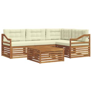 vidaXL &Sigma;&epsilon;&iota;&rho;ά &Kappa;&alpha;&nu;&alpha;&pi;έ &Epsilon;&xi;&omega;&tau;&epsilon;&rho;&iota;&kappa;&omicron;ύ &mu;&epsilon; &mu;&alpha;&xi;&iota;&lambda;ά&rho;&iota; 5 pcs &Phi;&upsilon;&sigma;&iota;&kappa;ό &kappa;&alpha;&iota; &Kappa;&rho;έ&mu;&alpha;