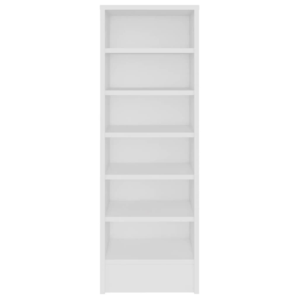 vidaXL Παπουτσοθήκη Λευκή 31,5 x 35 x 90 εκ. από Επεξ. Ξύλο