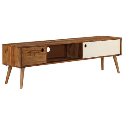 vidaXL Έπιπλο Τηλεόρασης 140 x 30 x 40 εκ. από Μασίφ Ξύλο Sheesham