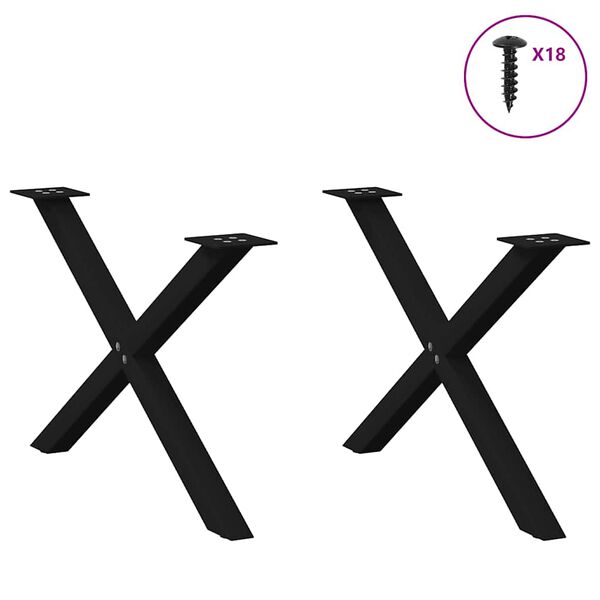 vidaXL &Pi;ό&delta;&iota;&alpha; &Tau;&rho;&alpha;&pi;&epsilon;&zeta;&iota;&omicron;ύ &Sigma;&alpha;&lambda;&omicron;&nu;&iota;&omicron;ύ &sigma;&epsilon; &Sigma;&chi;ή&mu;&alpha; &Chi;, 2 &tau;&epsilon;&mu;. &Mu;&alpha;ύ&rho;&omicron;, &Alpha;&tau;&sigma;ά&lambda;&iota; 70x(42-43) &epsilon;&kappa;.