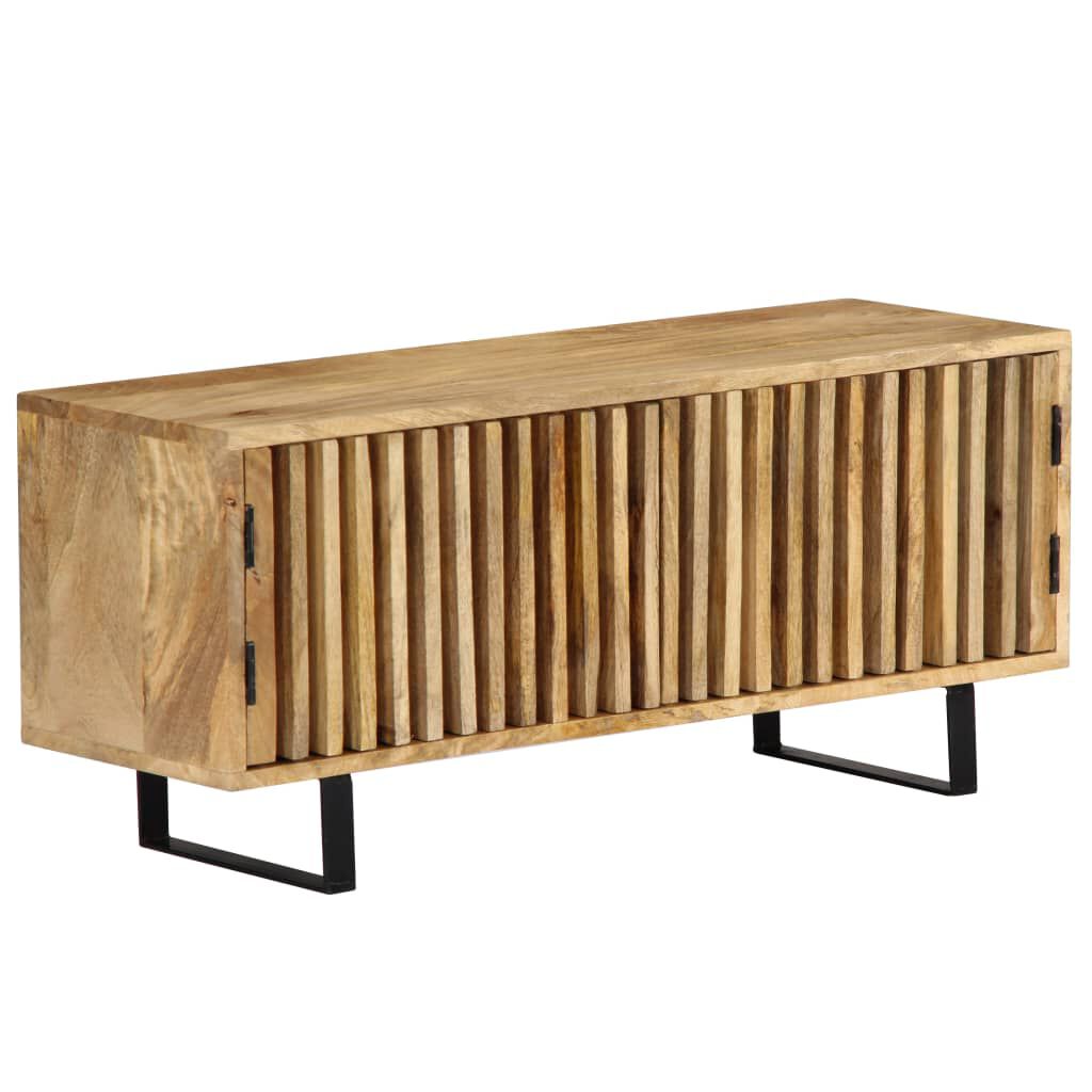 vidaXL Έπιπλο Τηλεόρασης 90 x 30 x 40 εκ. από Μασίφ Ξύλο Μάνγκο