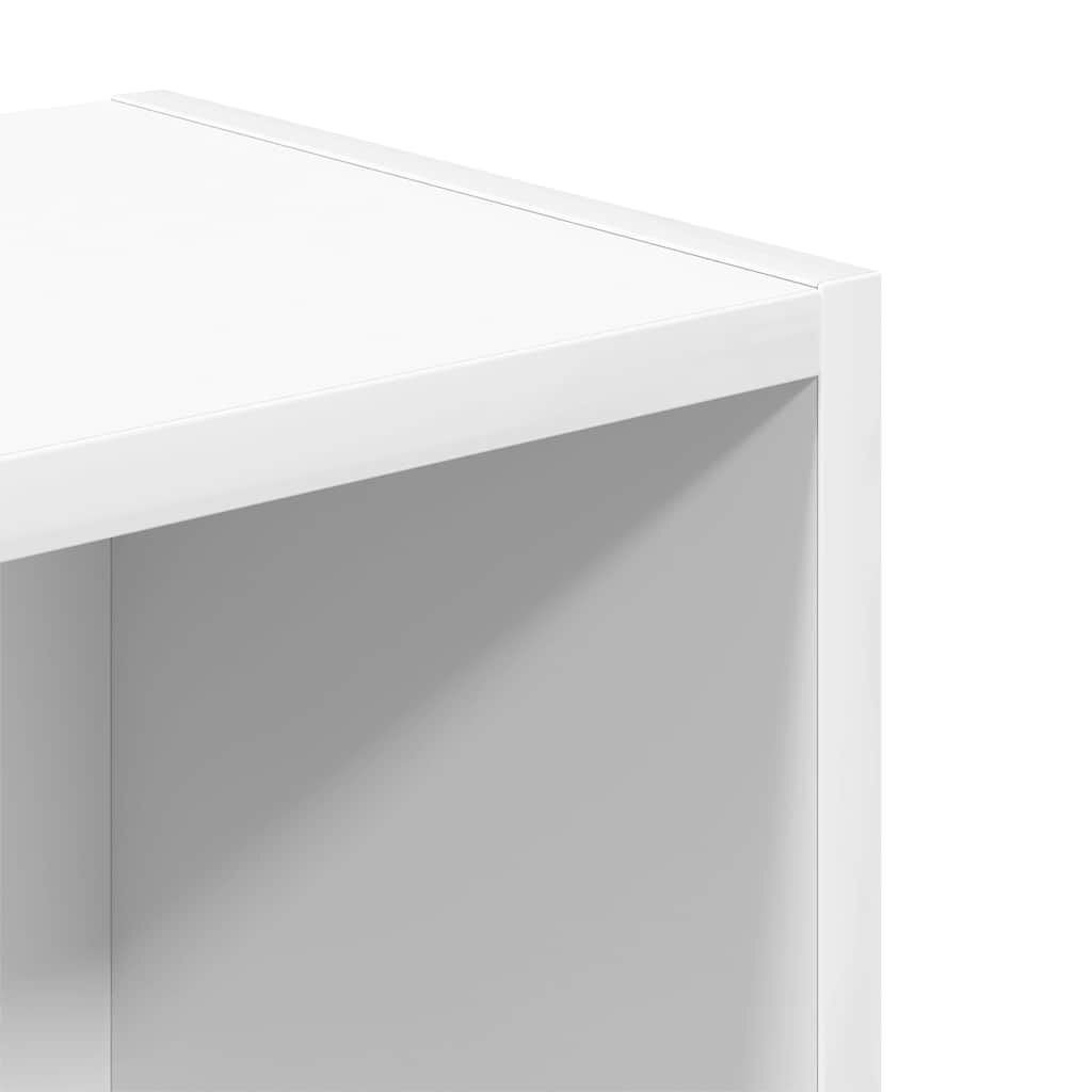 vidaXL Βιβλιοθήκη Λευκή 31x24x77 εκ. από Επεξεργασμένο Ξύλο