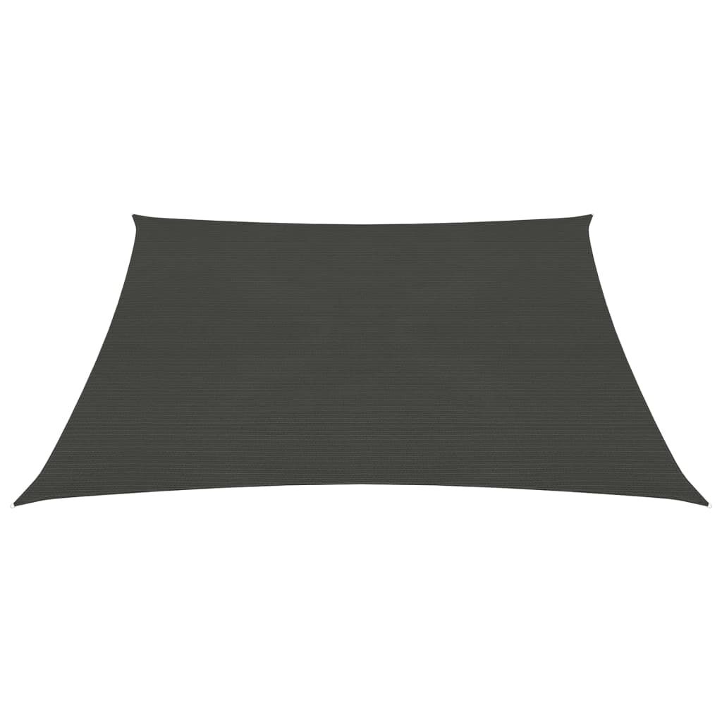 vidaXL Πανί Σκίασης Ανθρακί 6 x 6 μ. από HDPE 160 γρ./μ²