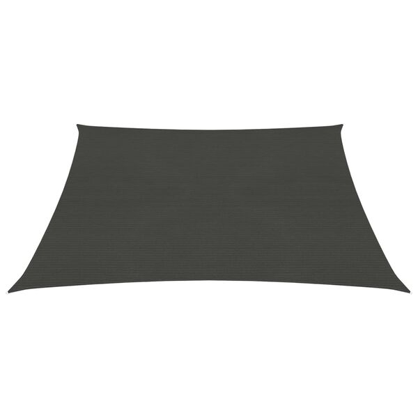 vidaXL Πανί Σκίασης Ανθρακί 6 x 6 μ. από HDPE 160 γρ./μ²