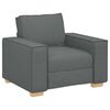 vidaXL Σετ Καναπέ με μαξιλάρι 3 pcs Γκρι 220 x 78 x 84 εκ. ύφασμα