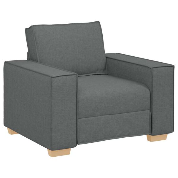 vidaXL Σετ Καναπέ με μαξιλάρι 3 pcs Γκρι 220 x 78 x 84 εκ. ύφασμα