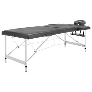 vidaXL &Kappa;&rho;&epsilon;&beta;ά&tau;&iota; &Mu;&alpha;&sigma;ά&zeta; 2 &Theta;έ&sigma;&epsilon;&omega;&nu; &Alpha;&nu;&theta;&rho;&alpha;&kappa;ί 186x68 &epsilon;&kappa;. &mu;&epsilon; &Sigma;&kappa;&epsilon;&lambda;&epsilon;&tau;ό &Alpha;&lambda;&omicron;&upsilon;&mu;&iota;&nu;ί&omicron;&upsilon;