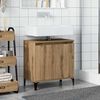 vidaXL Ντουλάπι Νιπτήρα τεχνίτης Δρυς 58x33x60 εκ. Επεξεργασμένο Ξύλο