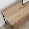 vidaXL Τραπέζι κονσόλας Other artisan δρυς 100 x 34.5 x 75 εκ.
