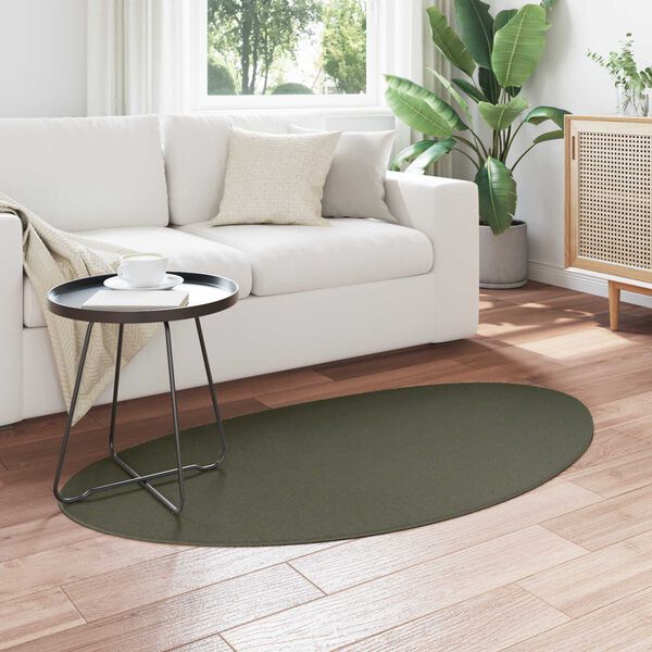 vidaXL Χαλί HUARTE Δασικό Πράσινο 80 x 150 cm Πολυεστέρας